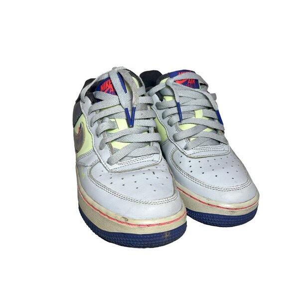 NIKE Air Force 1 Low GS Dunk It Sneakers Youth Size 4Y CT1628-001 - Picture 2 of 9